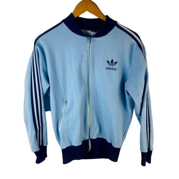 adidas Other - Adidas Vintage 70's Blue Track Jacket Size Medium